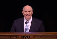 Dale Renlund Speaking at Pulpit