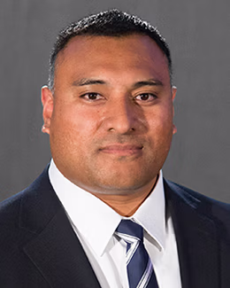 Kalani Sitake, head football coach at Brigham Young University.