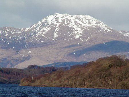 Scotland's Ben Lomond covered in snow