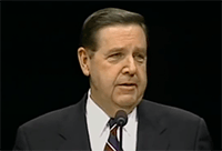 Jeffrey R. Holland at the pulpit