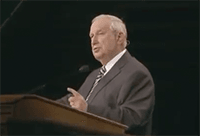 Richard G. Scott at the pulpit